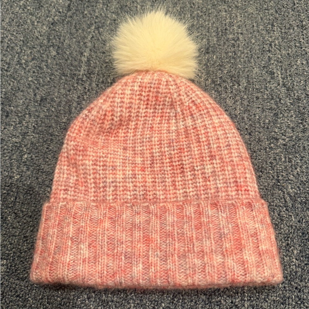 Crewcuts J. Crew Girls Pink Knit Beanie Hat